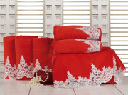 Fransız dantelli gelin damat havluları 14.99TL 'dan başlayan fiyatlarla!