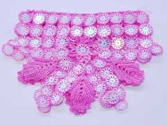 Dantel CD Havlu Kenarı (pembe)